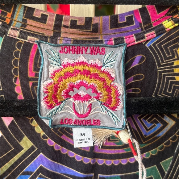 JOHNNY WAS Peace Favorite L/S V-Neck Tee, Size M - Picture 9 of 11